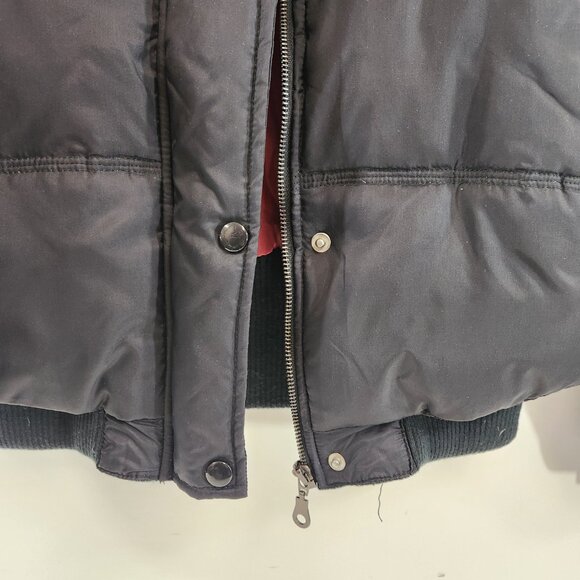 Vintage Le Chateau Cropped Puffer Bomber Jacket Size Small - Picture 3 of 14
